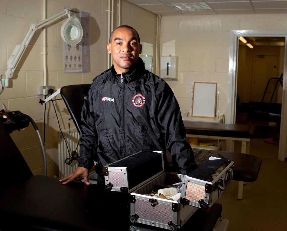  Mark Stein had a stint as a physiotherapist at Crawley Town in 2010