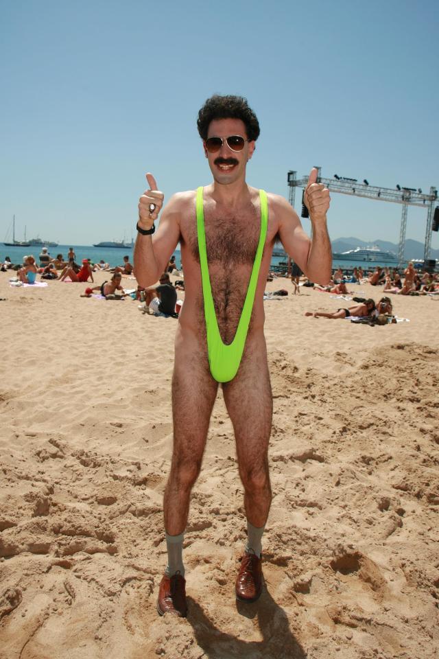 Toby has revealed George was also dressed in a Borat-style mankini