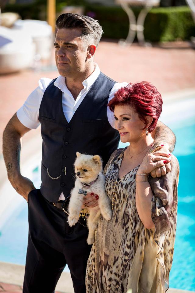  Robbie has previously been a guest on The X Factor during judges houses' with Sharon Osbourne