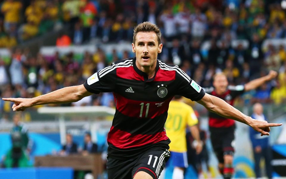  Miroslav Klose became top World Cup goal scorer with goal against Brazil in 2014