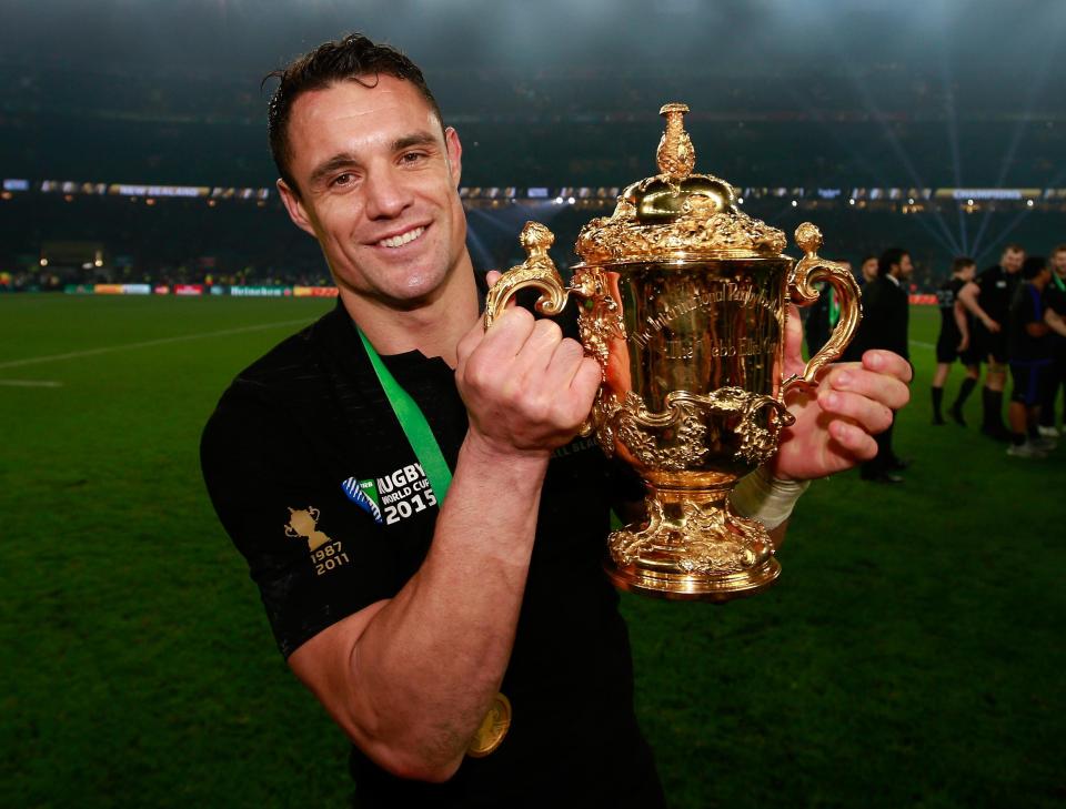  Dan Carter is two time World Cup champion and is set to appear in Soccer Aid