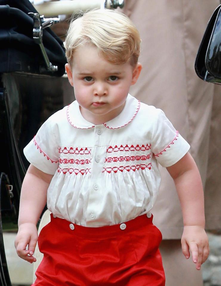  Prince George is third in line to the throne