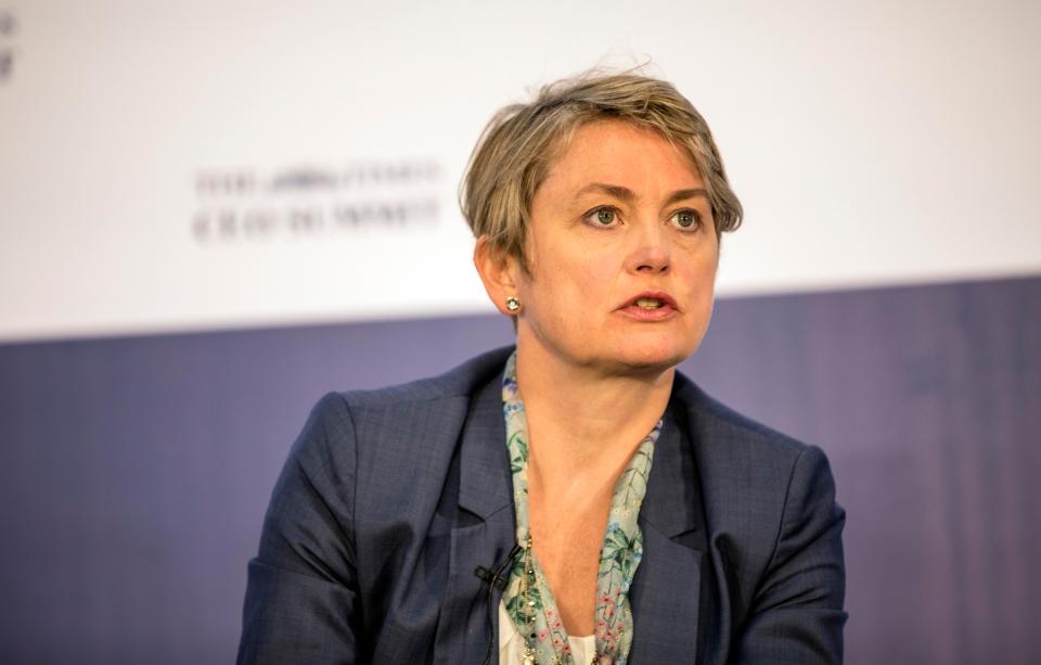  Yvette Cooper blasted the web giant