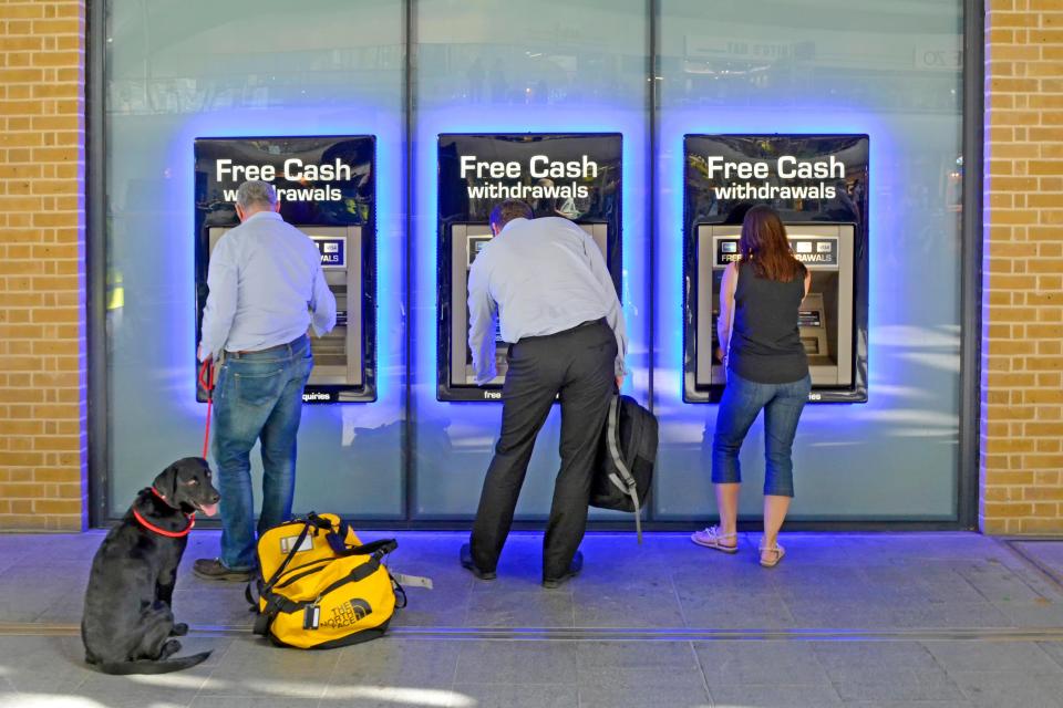  Experts warn cashpoints could become a far less common sight in Britain