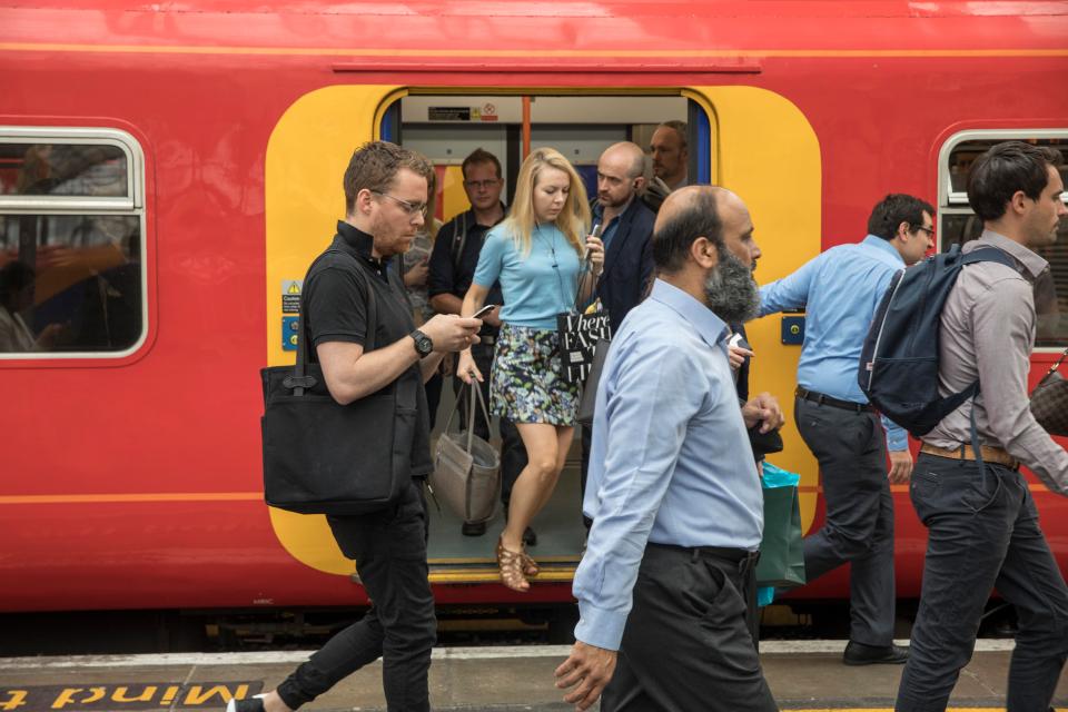  Commuting to work by train could be key to a healthier life, scientists claim