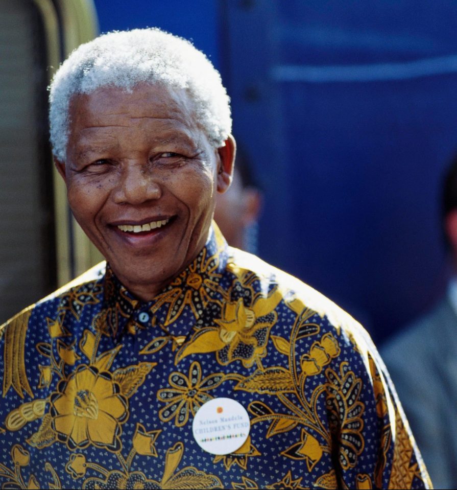  Nelson Mandela in his later years worked with charities to help poor children