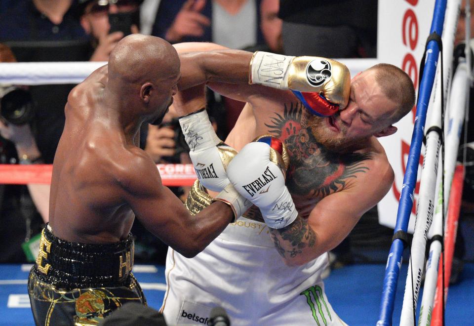  Mayweather, 41, knocked out McGregor in the tenth round in their bout last August