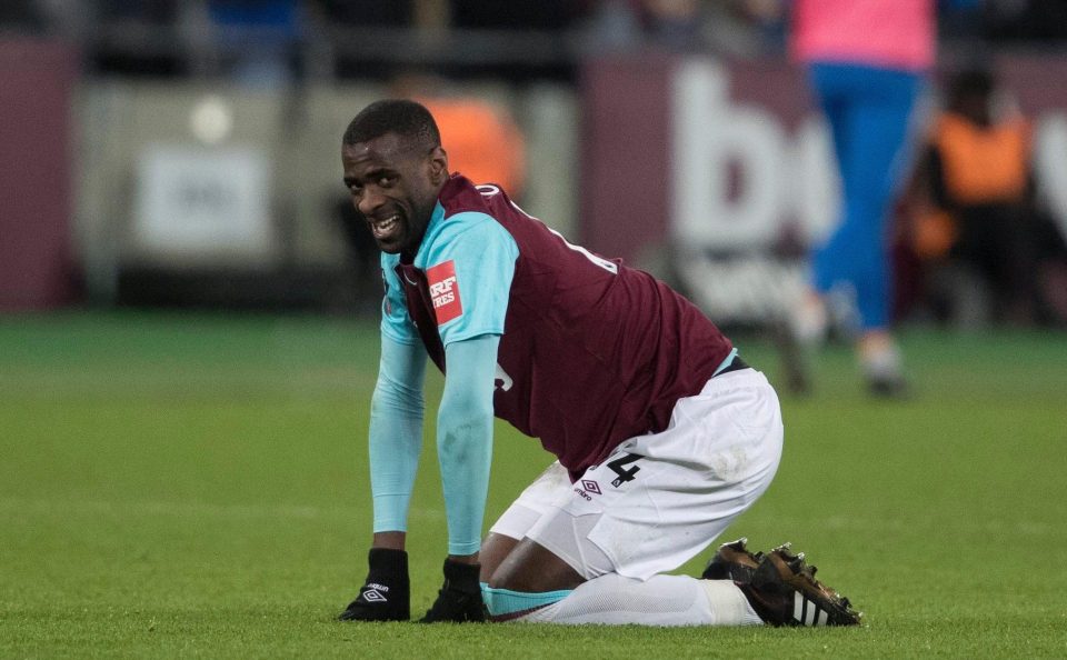  The Hammers suffered when Pedro Obiang was out injured for most of the second half of the season