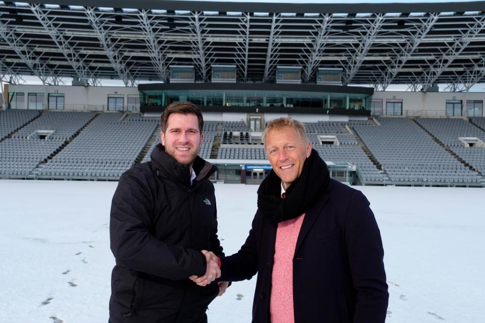  Iceland boss Heimir Hallgrímsson met SunSport's David Coverdale ahead of the World Cup