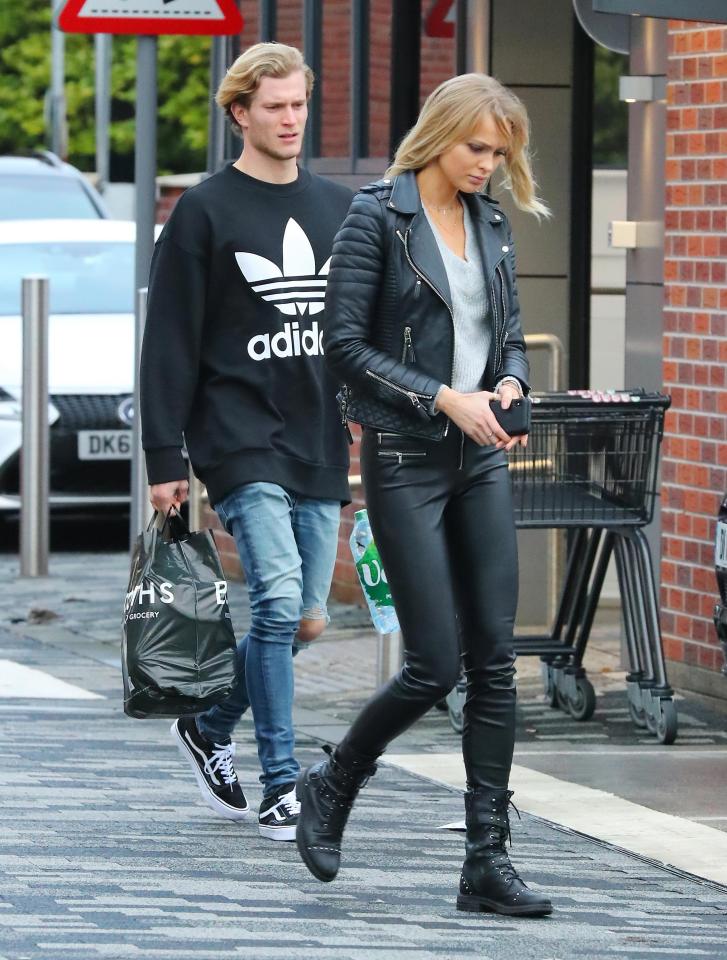 Karius has been spotted out and about with his girlfriend Daniella Grace