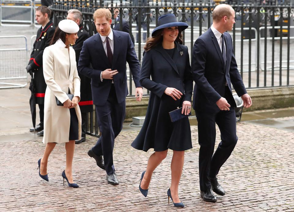  During the Commonwealth Day, Meghan appeared to keep a formal distance from Prince Harry and Kate Middleton