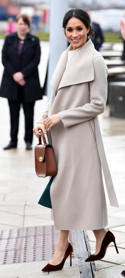  Meghan Markle giving us all the fashion inspo back in February