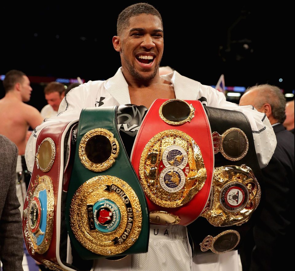  Anthony Joshua is 25th but is expected to rise up the rankings over the next year