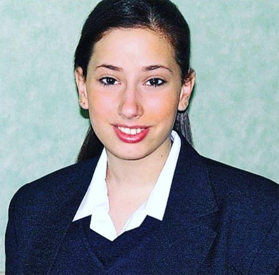 Stacey as a schoolgirl, before pregnancy destroyed her teeth