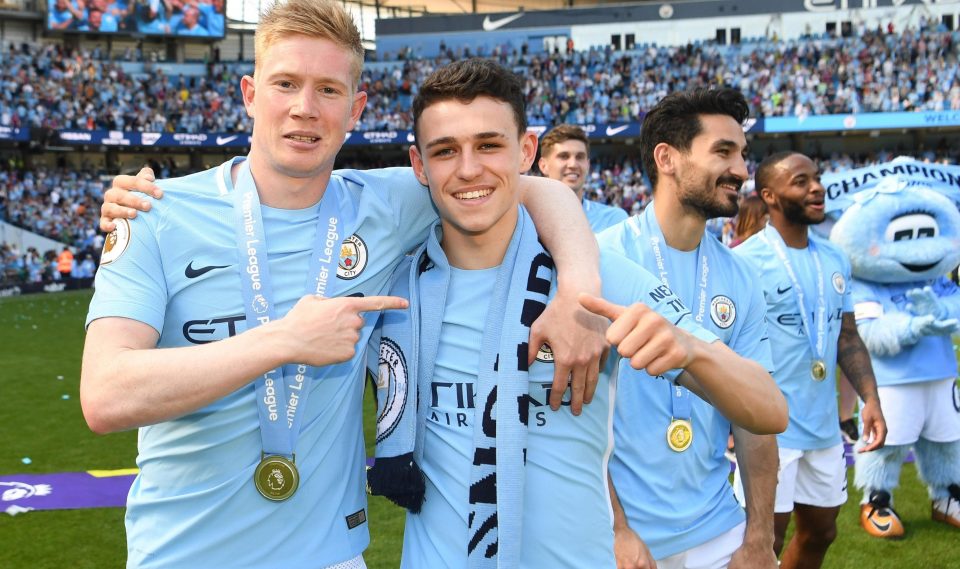  Foden racked up five Premier League appearances last term as City won the title