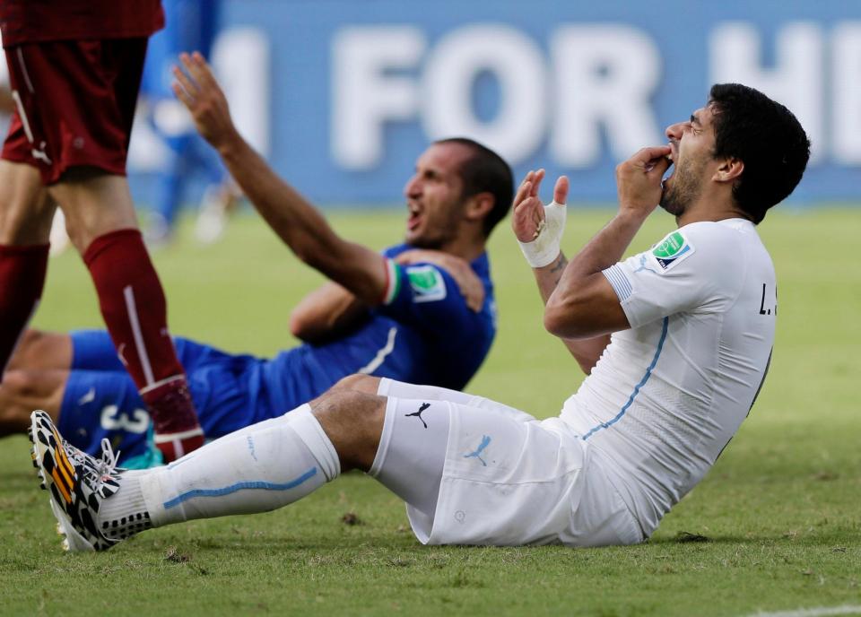  Luis Suarez will hope to have a less controversial tournament than Brazil