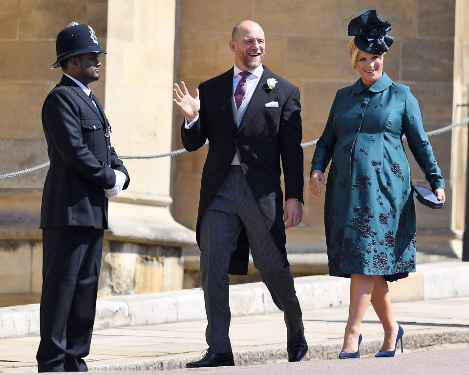  The pair, with Zara heavily pregnant, were last spotted at Prince Harry and Meghan Markle's wedding in May