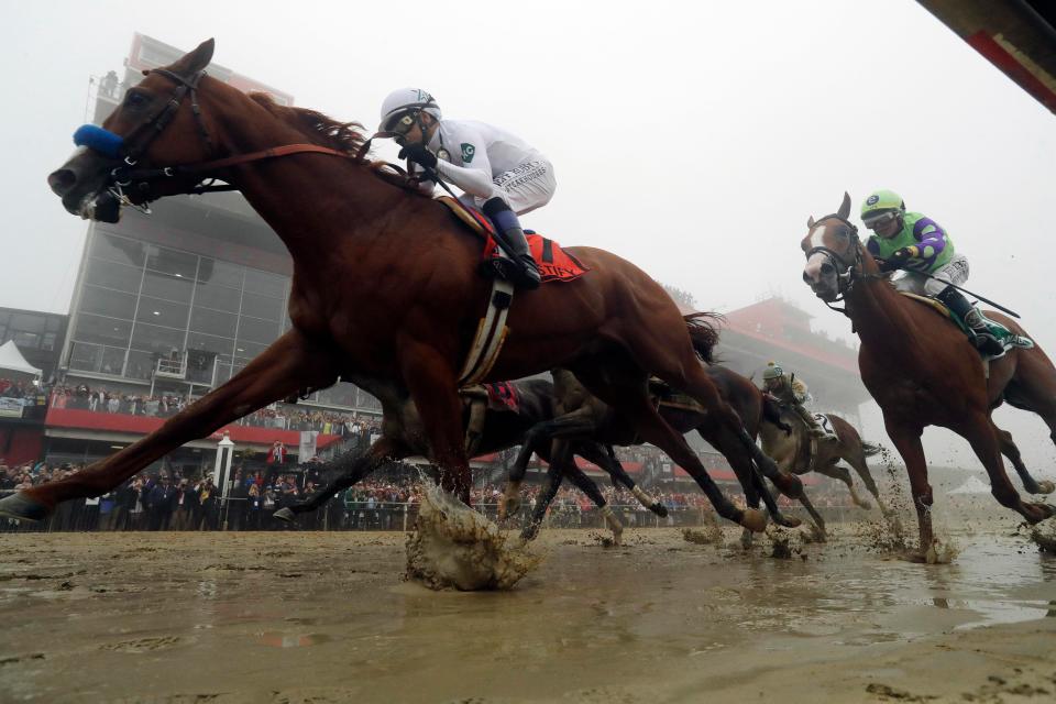  Justify won the Kentucky Derby and the Preakness to set up his Triple Crown bid