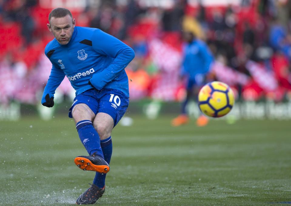  Wayne Rooney looks likely to have played his final game for Everton