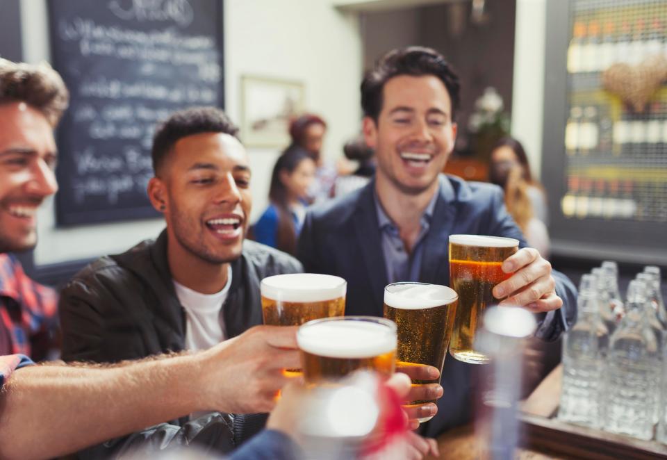 Enjoying a couple of pints a week can be good for your health...but be careful not to go over the recommended 14 units of alcohol per week