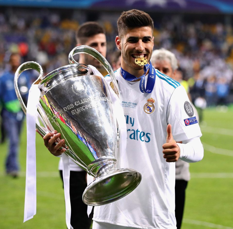 Asensio has struggled to be a regular in Real Madrids starting XI but helped them win the Champions League last season