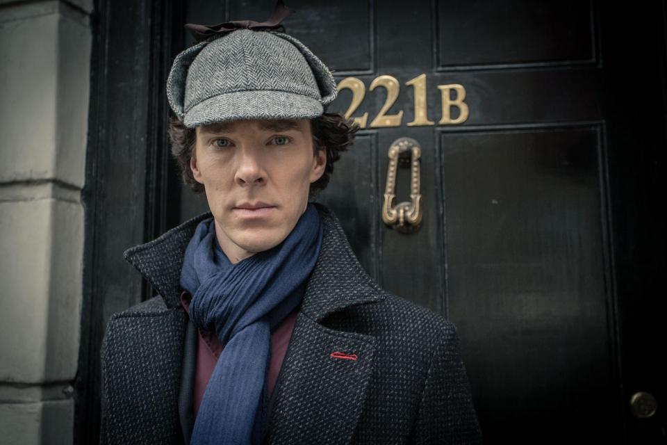  The Sherlock star waded in to stop the battering near the TV sleuth’s Baker Street HQ in London