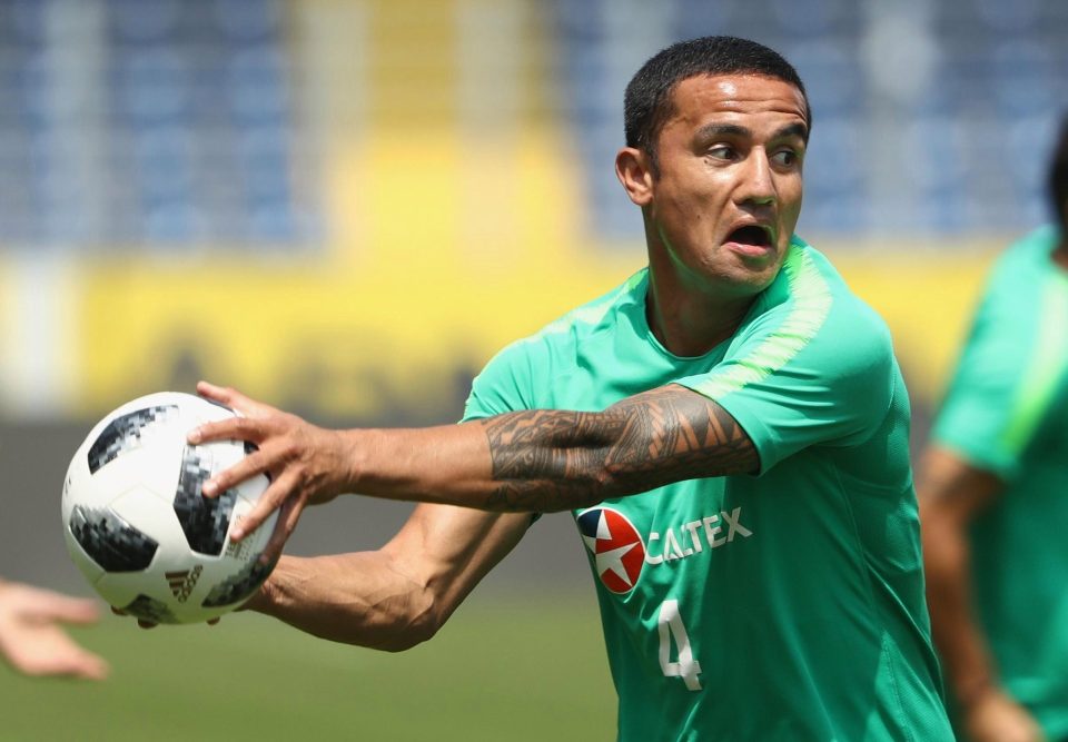  Tim Cahill, 38, can join Brazilian legend Pele as one of only four players to score at four World Cups