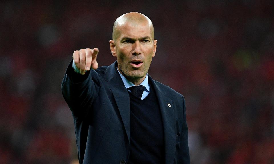 Zinedine Zidane won three Champions League titles in a row with Real Madrid