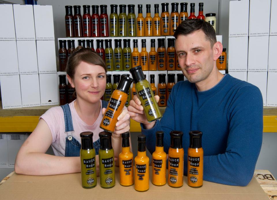  The British sauce brand began in 2014, in the kitchen of husband and wife founders Pam, 34, and James Digva, 35