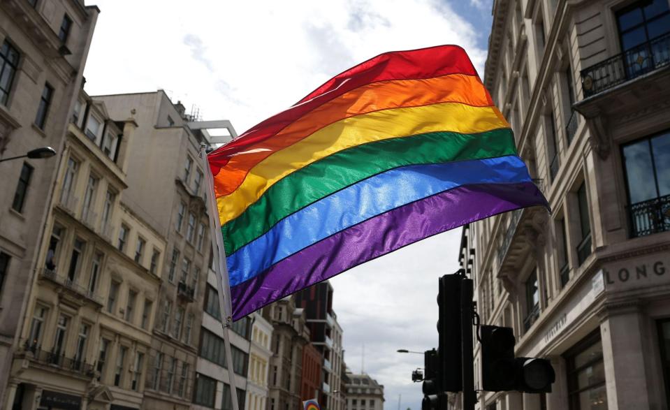 Supporters have been warned to keep their rainbow flags at home