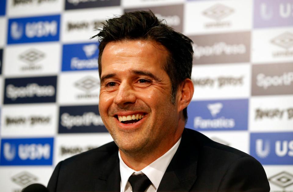  Marco Silva is ringing the changes at Everton