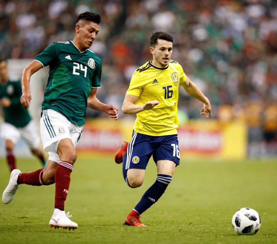  Mexico beat a weakened Scotland team 1-0 at the Azteca