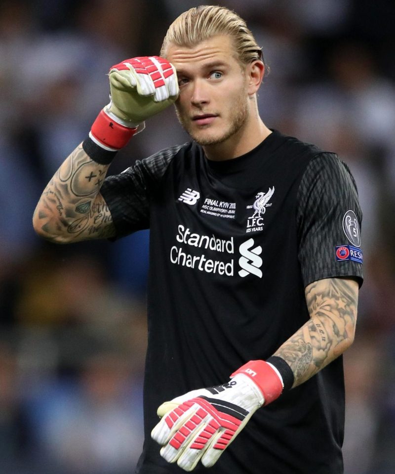  Champions League cock-up keeper Loris Karius is another possible Liverpool starter