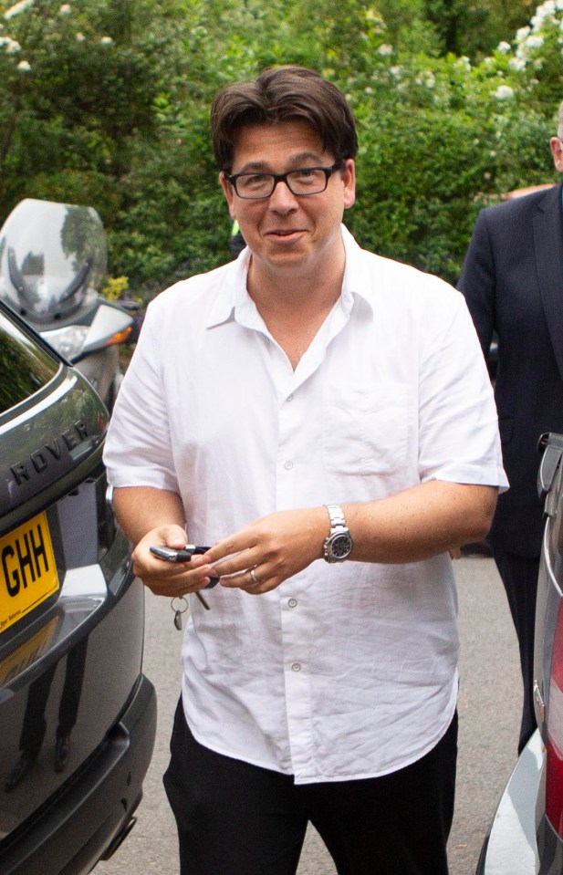 Michael McIntyre was robbed as he collected his sons from school