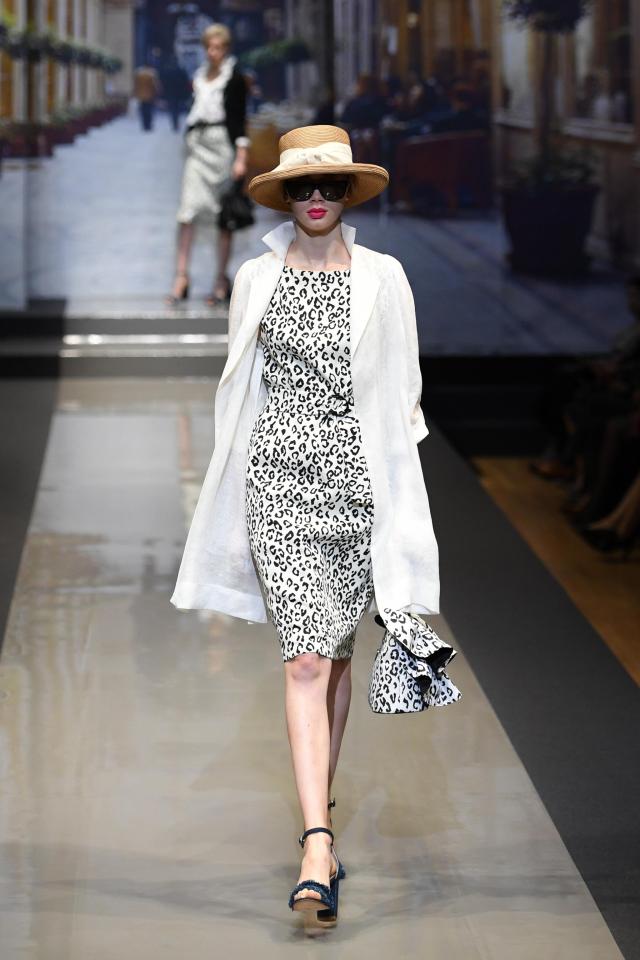  Leopard print dressed are all over the catwalks