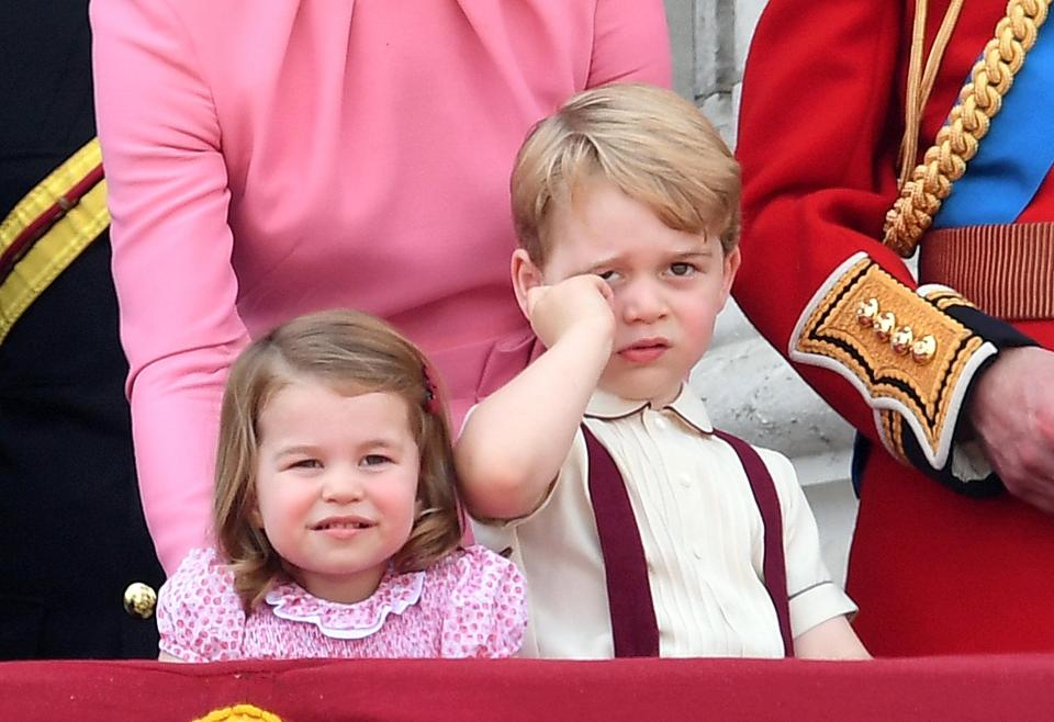  Prince George and Princess Charlotte aren't allowed to eat with their parents at royal dinners, it's been claimed