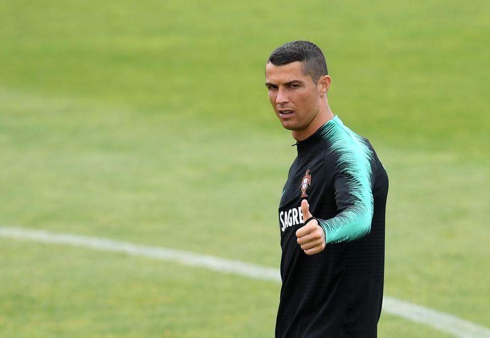  Cristiano Ronaldo may have been hitting back at Lionel Messi's goat stunt