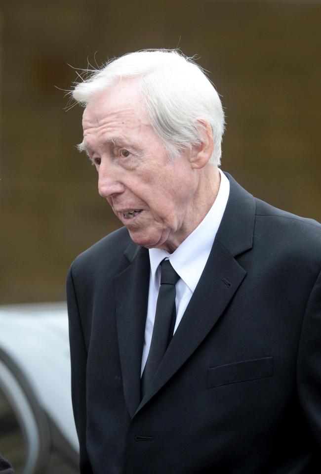  Gordon Banks was another of the 1966 side who paid their respects at Huddersfield Crematorium