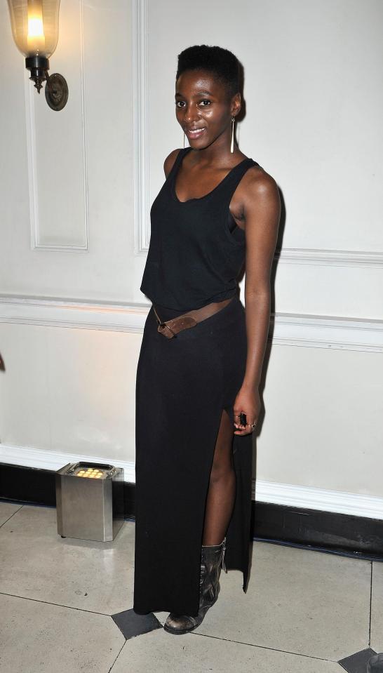  Yrsa Daley-Ward, who wows in a glamorous black dress, has been heralded as a gay activist but is reluctant to put labels on her sexuality