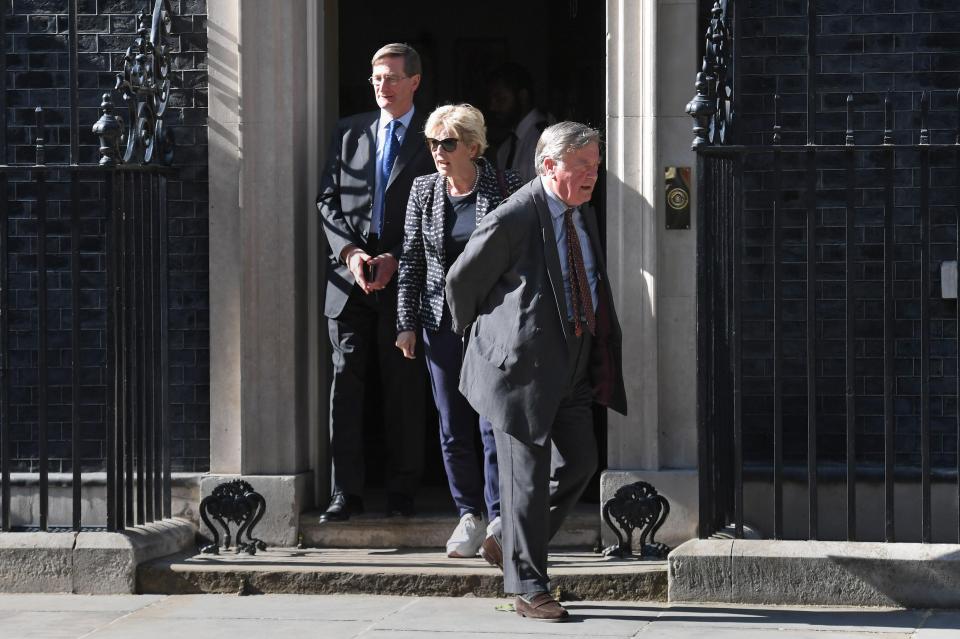  Dominic Grieve, left, with fellow Tory rebels Anna Soubry and Ken Clarke, has seen his compromise on a 'meaningful vote' rejected by No10