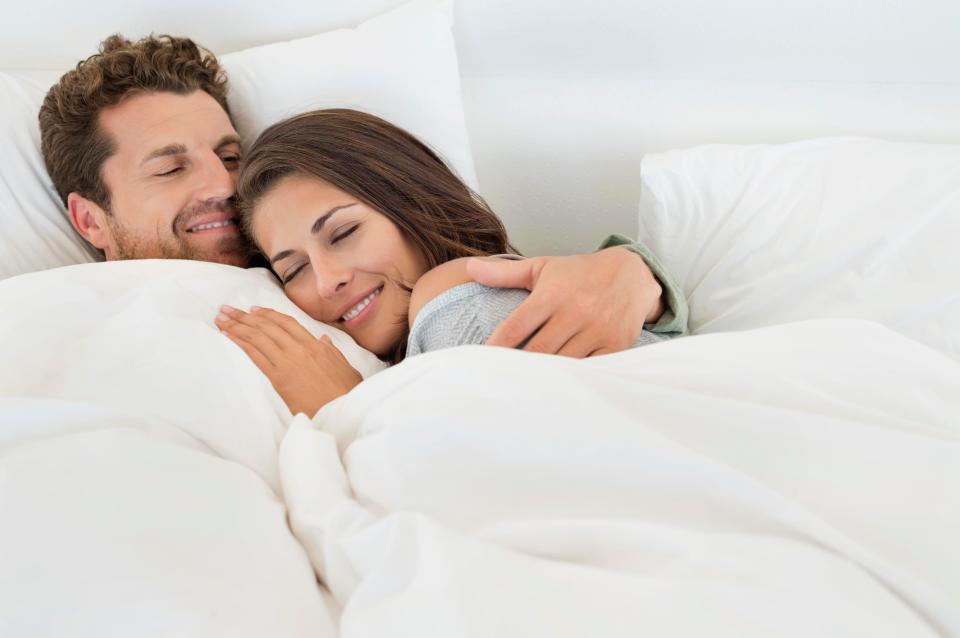  Bed-time cuddles typically increase intimacy in a relationship... but one sex journalist thinks otherwise