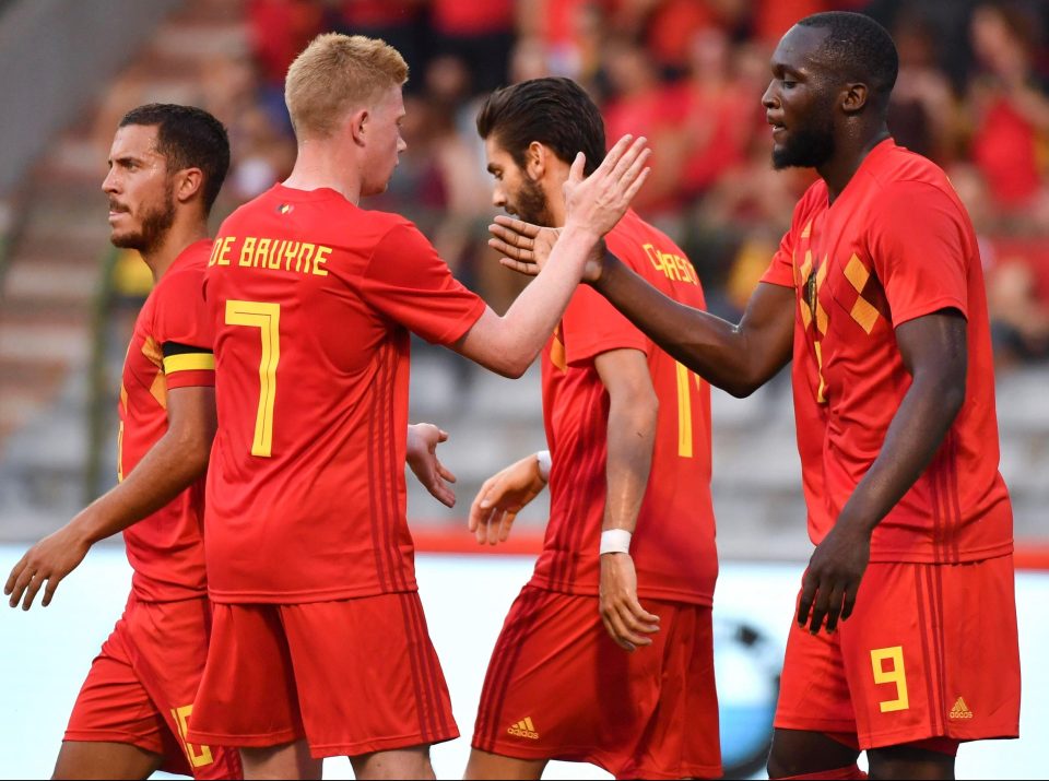 Belgium have hit eight goals in their two games with Kevin De Bruyne supplying from midfield and four-goal Romelu Lukaku firing in attack