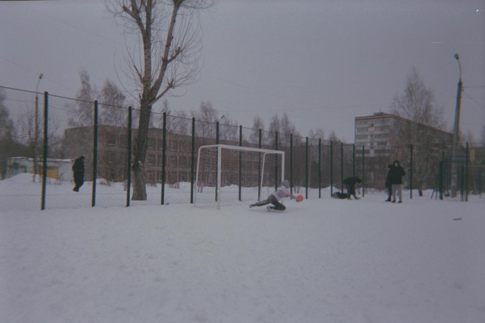  In Kazan, conditions for football aren't ideal