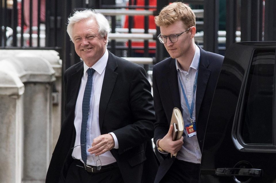  David Davis held crunch talks with Theresa May on the issue this morning