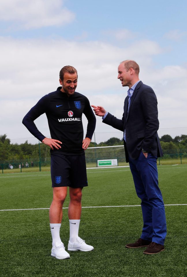  Prince William shared a joke with Harry Kane before England departed for the World Cup