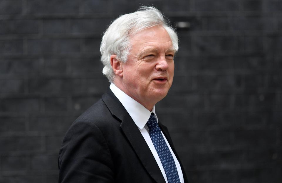  David Davis had a showdown with Theresa May over Brexit