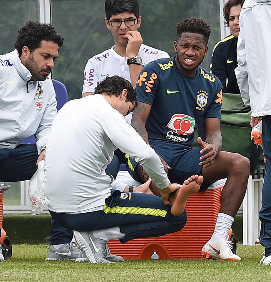  Fred will soon be a Manchester United player but could miss the World Cup