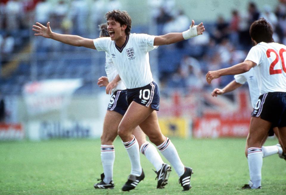 Gary Lineker finished top scorer at the 1986 World Cup with six goals