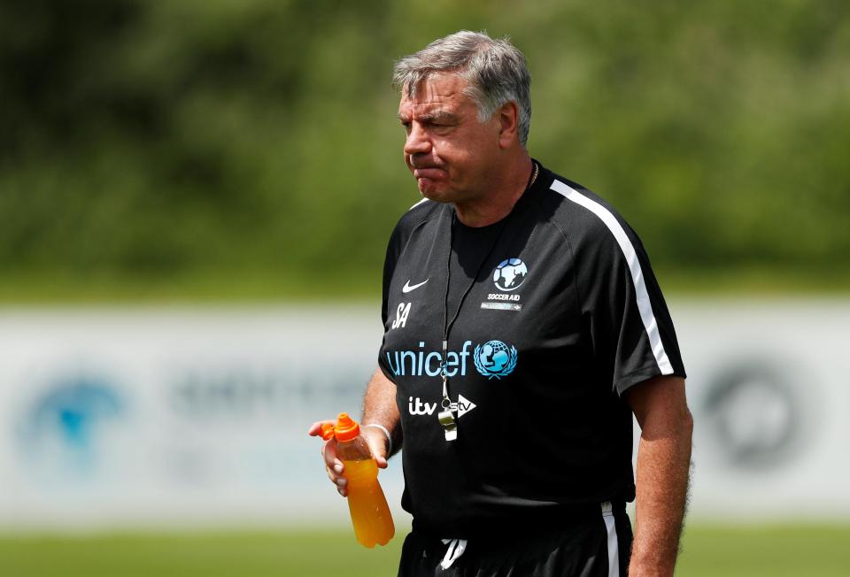  Sam Allardyce managed the England XI at Soccer Aid