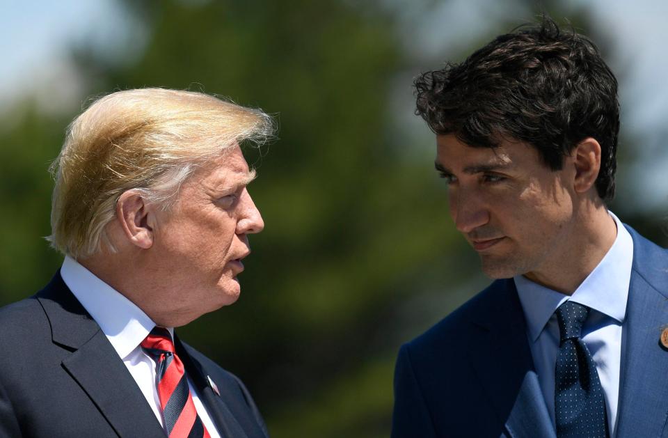  Trump slammed the Canadian PM as 'dishonest and weak'